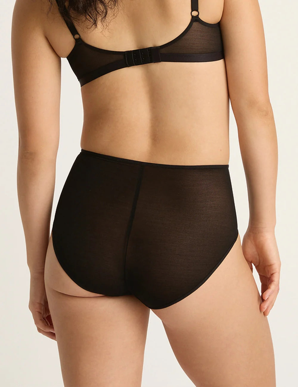 Boody High-Cut Full Briefs in Black