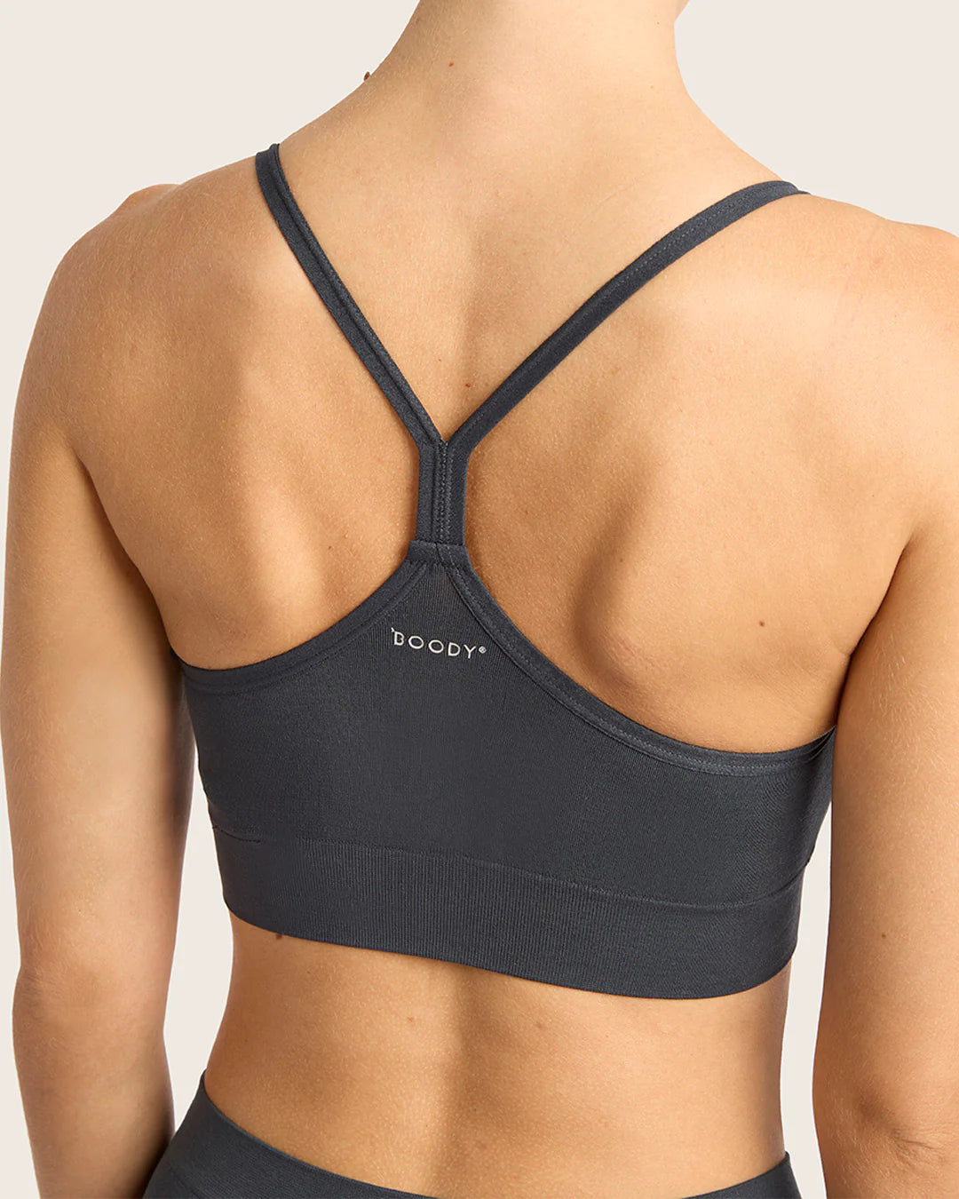 Boody Racerback Bralette in Storm