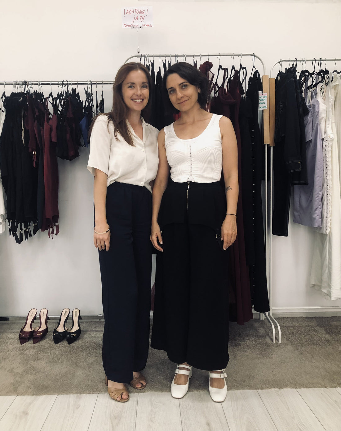 Kimberly with Andreea Badala, founder and creative director of MURMUR