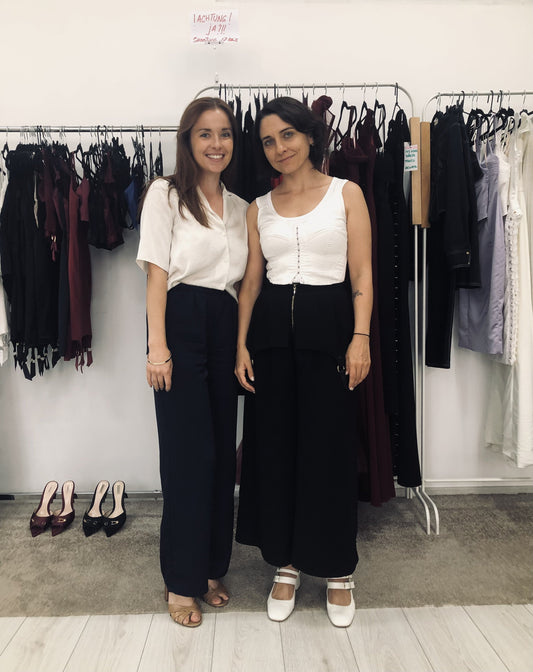 Kimberly with Andreea Badala, founder and creative director of MURMUR