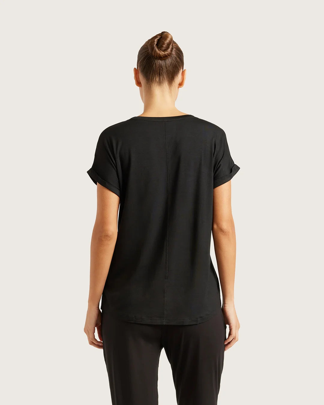 Boody Downtime Lounge Top in Black