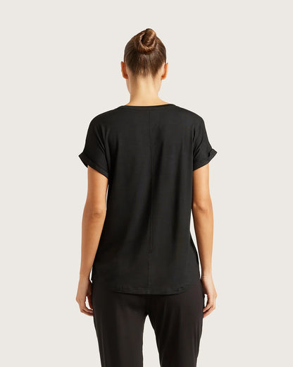 Boody Downtime Lounge Top in Black