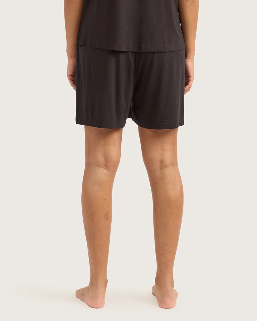 Boody Goodnight Long Sleep Shorts in Black