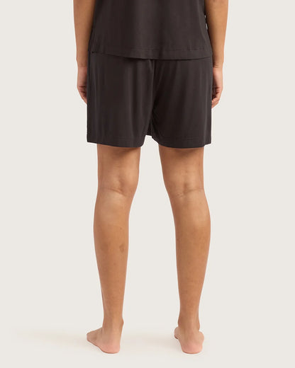 Boody Goodnight Long Sleep Shorts in Black