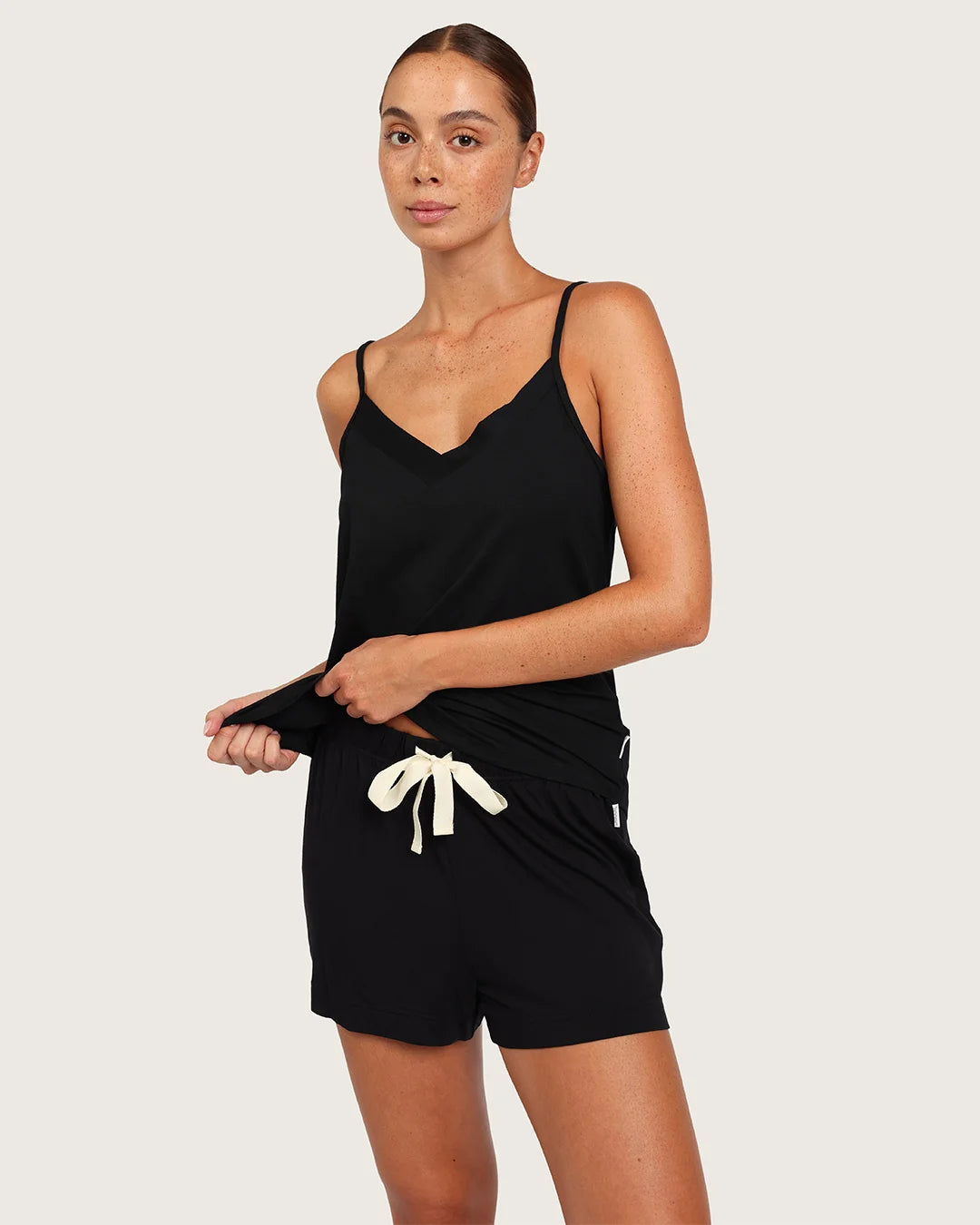 Boody Goodnight Sleep Shorts in Black