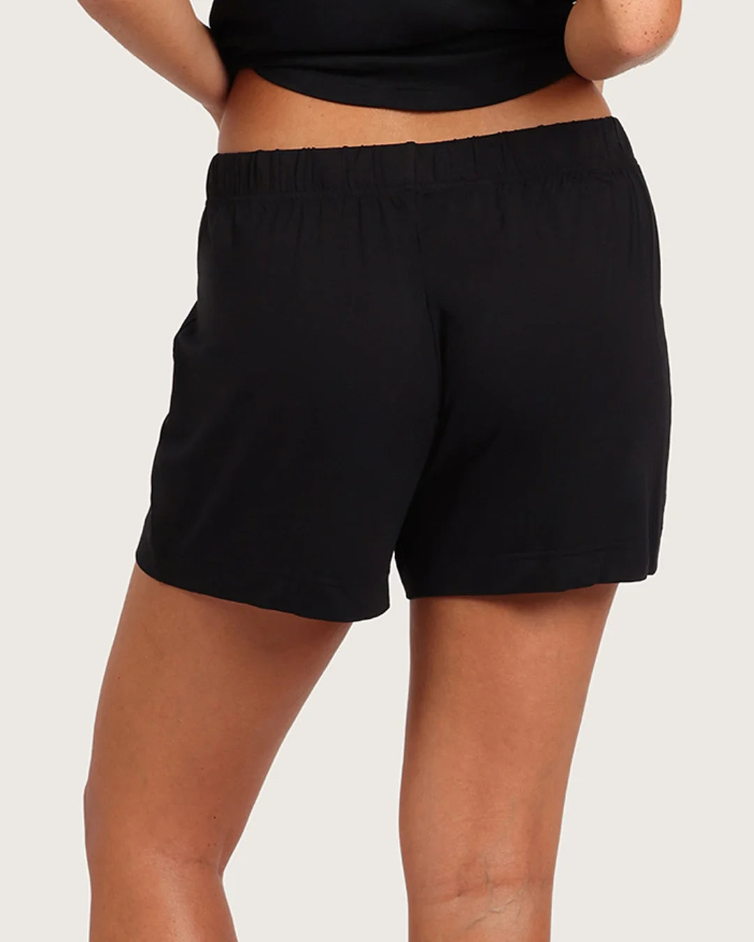 Boody Goodnight Sleep Shorts in Black