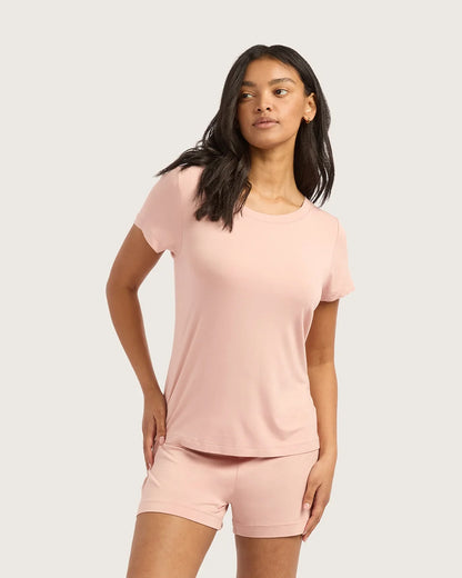Boody Goodnight Sleep Tee in Dusty Pink