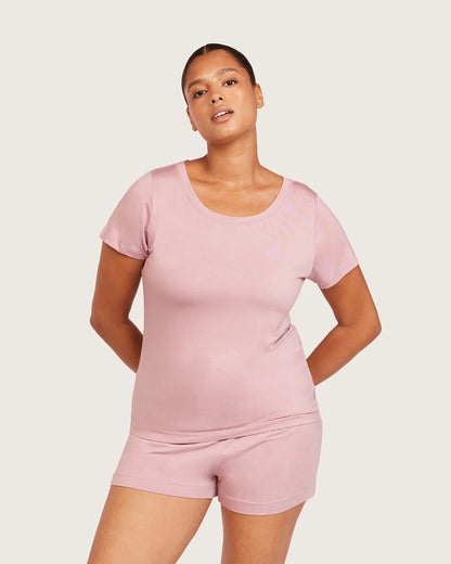 Boody Goodnight Sleep Tee in Lilac