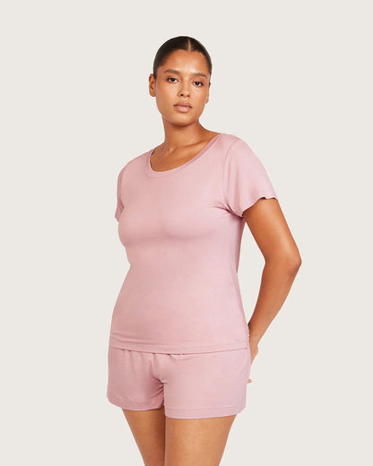 Boody Goodnight Sleep Tee in Lilac