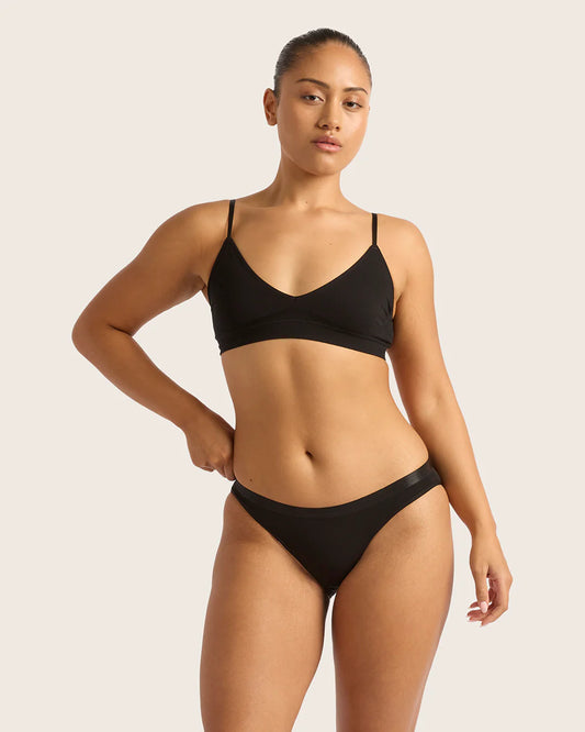 Boody Hipster Bikini in Black