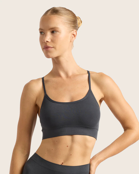 Boody Racerback Bralette in Storm