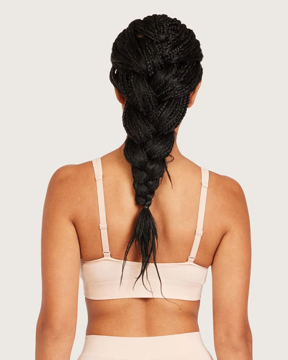 Boody Wireless Plunge Bralette in Shell