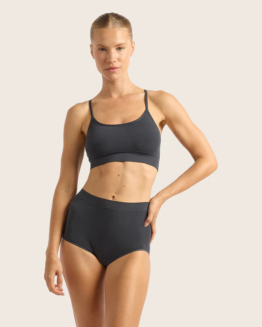 Boody Full Low Leg Briefs in Storm