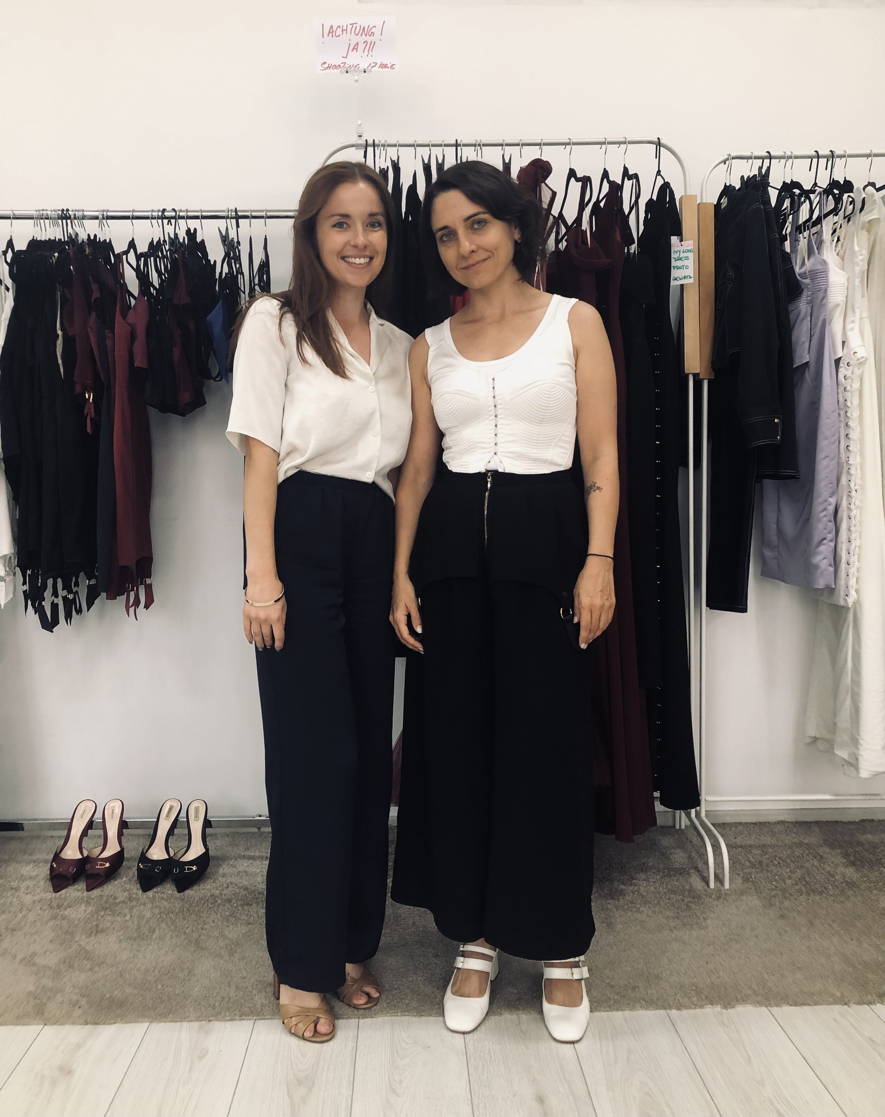Kimberly with Andreea Badala, founder and creative director of MURMUR