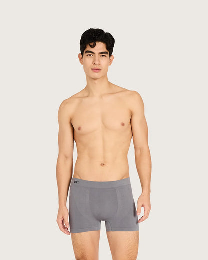 Boody Men's Seamfree Boxer Briefs in Charcoal