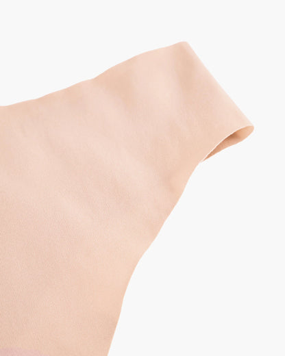 Beige fabric on a white background