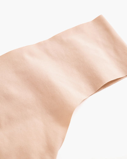 Close-up of a beige fabric on a white background